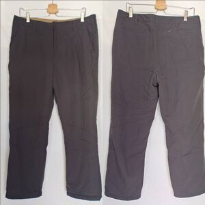 Rohan Winter Fusion‎ Trousers Pants Dark Gray 36 29 Straight Leg fleece Lined